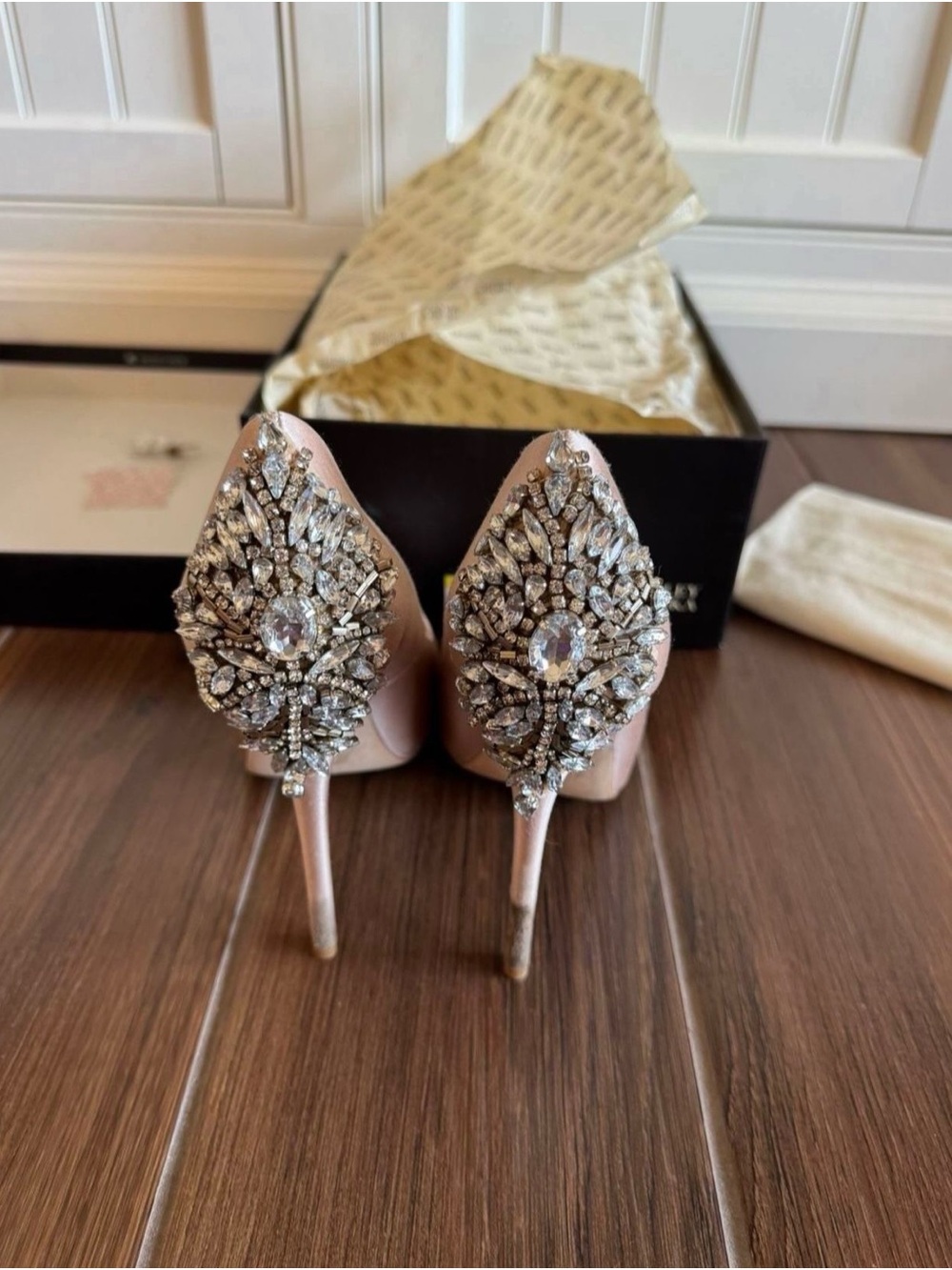 Badgley Mischka Kiara Heels, women’s size 8 - Picture 2 of 9